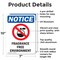 Signmission Fragrance Free Environment, 7 in W x Rectangle, Aluminum OS-2PACK-NS-A-710-V-12909 - alternate 5